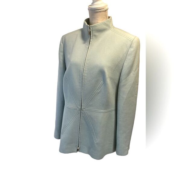 Louis Feraud Virgin Wool Blazer Jacket Large - Picture 5 of 8